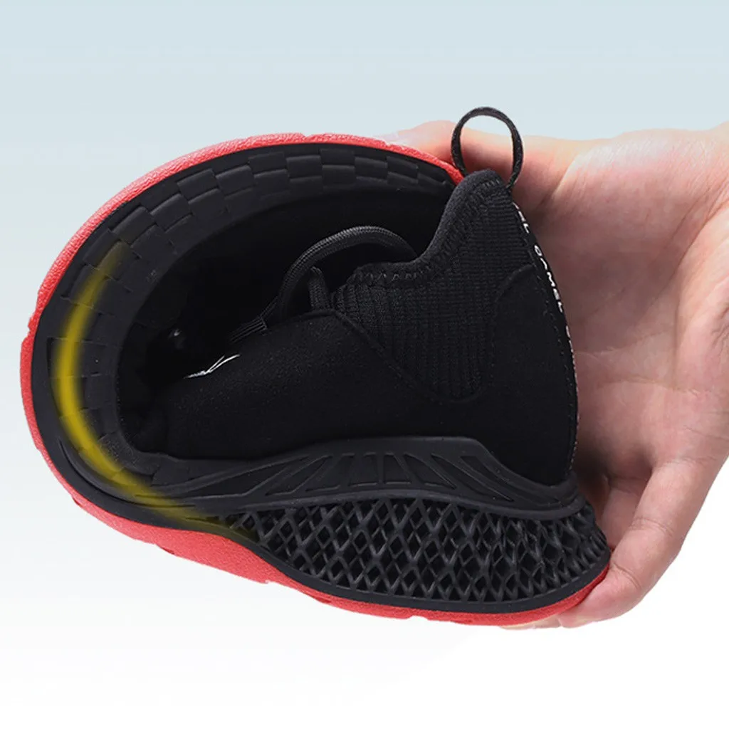 Мужские Прогулочные кроссовки Осенние легкие рабочие ботинки со стальным носком