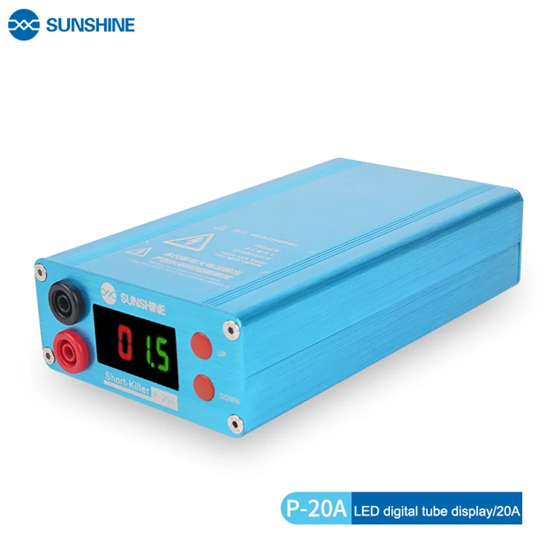 SUNSHINE P-20A/P-30A Обнаружение короткого замыкания для различных мобильных телефонов и компьютеров