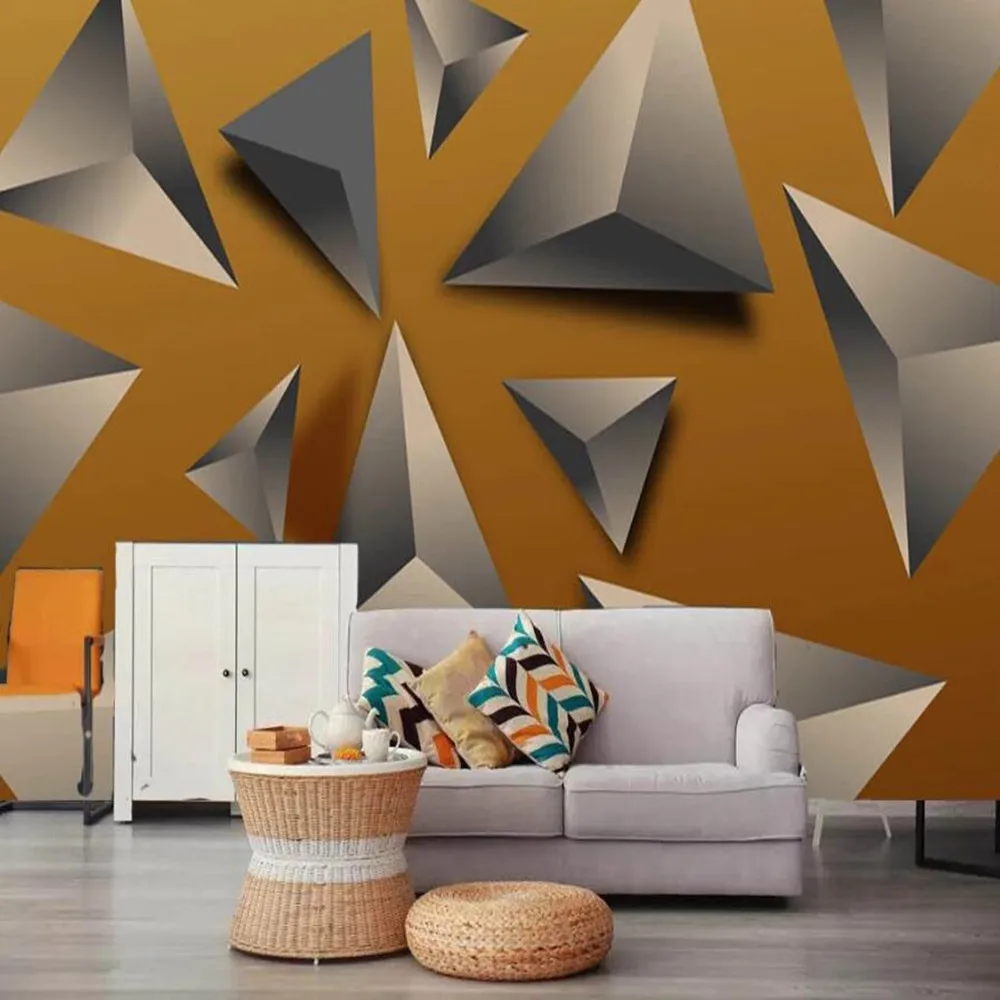 Пользовательские Большие Настенные обои 3D современный минималистичный