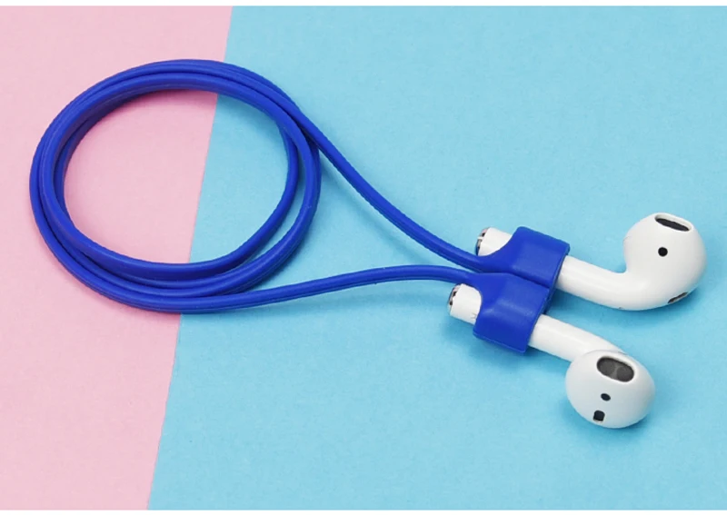 Магнитный ремешок для наушников Airpods анти-потерянный ремень Магнитная веревка для Xiaomi Airdots профессиональные наушники силиконовый шнур