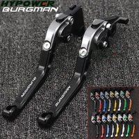 brake levers for suzuki burgman 125 uh 125 150 200 uh 250 400 motorcycle accessories adjustable folding extendable levers