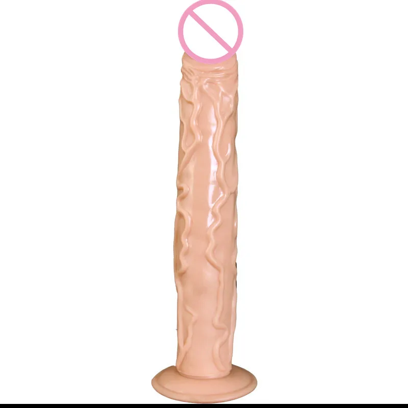 Черный длинный фаллоимитатор Реалистичный можно страпон на присоске