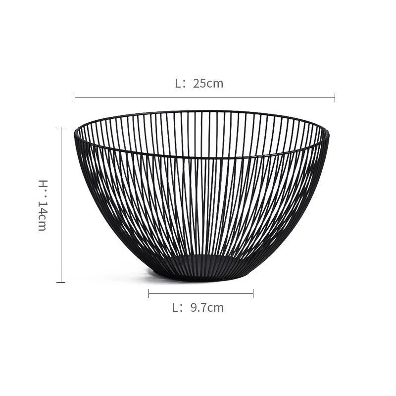 Скандинавские минималистичные декоративные кованые фруктовые закуски