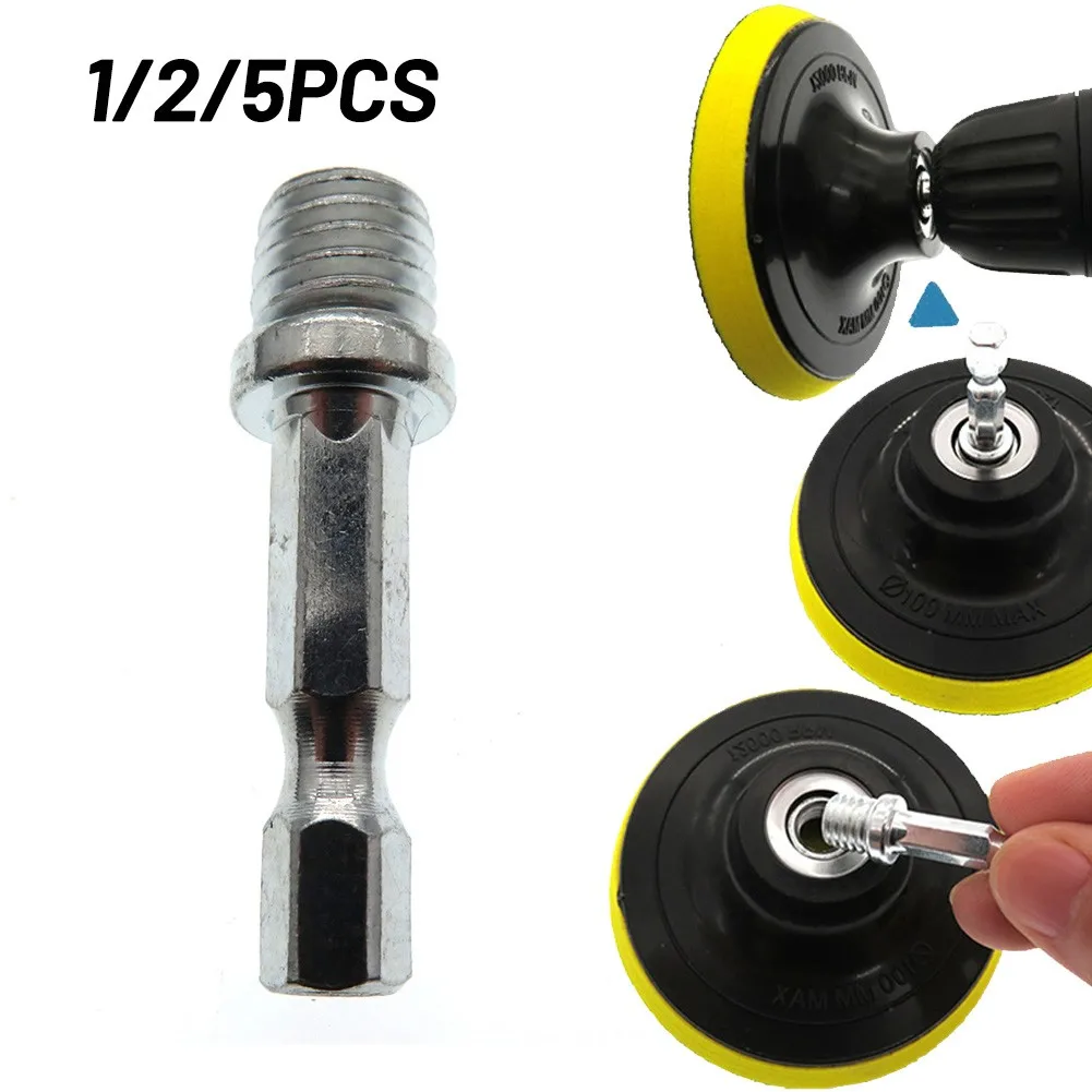 

1/4 Polishing Disc Connectin M10 Drill Chuck Metal Silver 2021 Durable