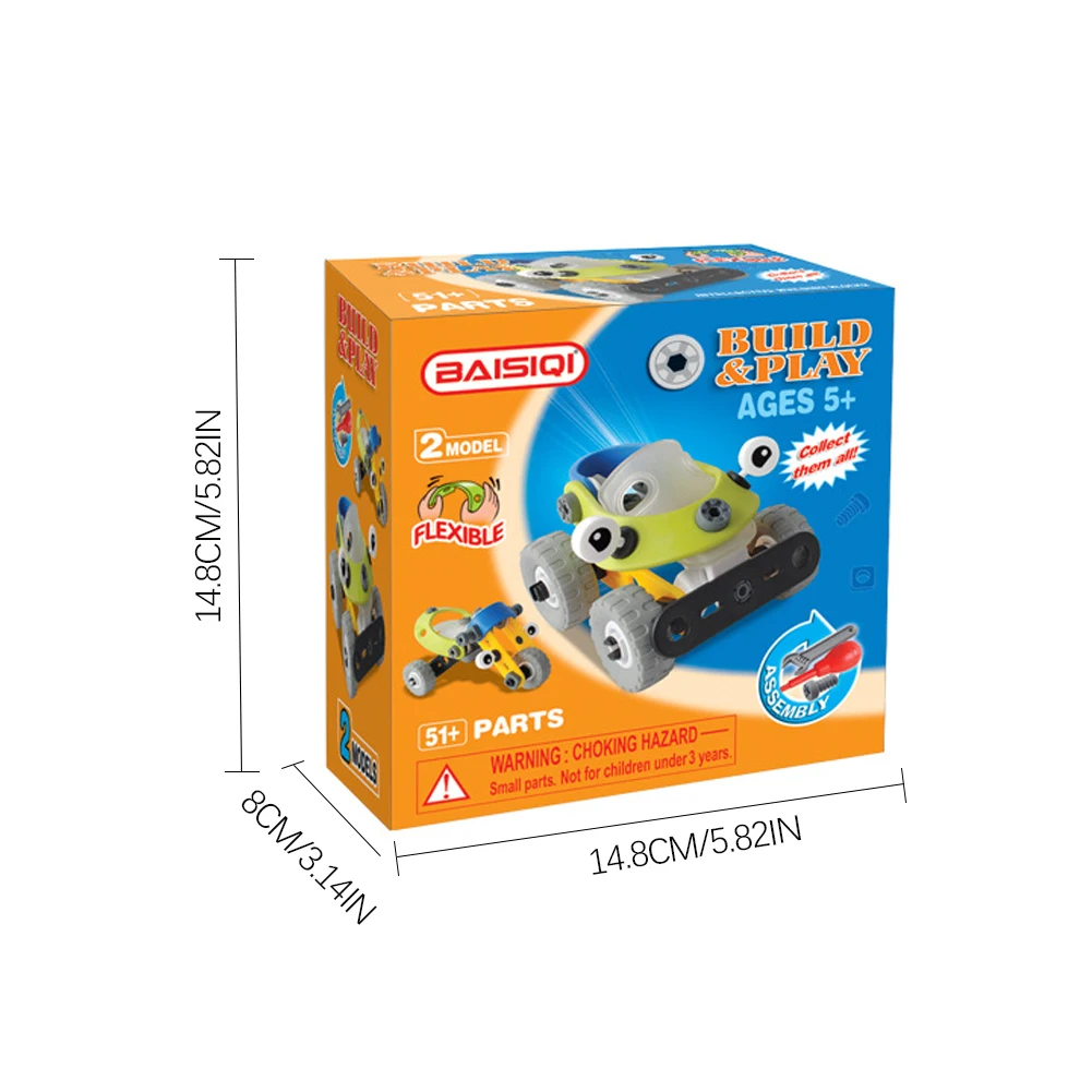 

New Children Educational Construction Engineering Toy Set Environmentally Friendly And Durable Assembled Model Toy Car