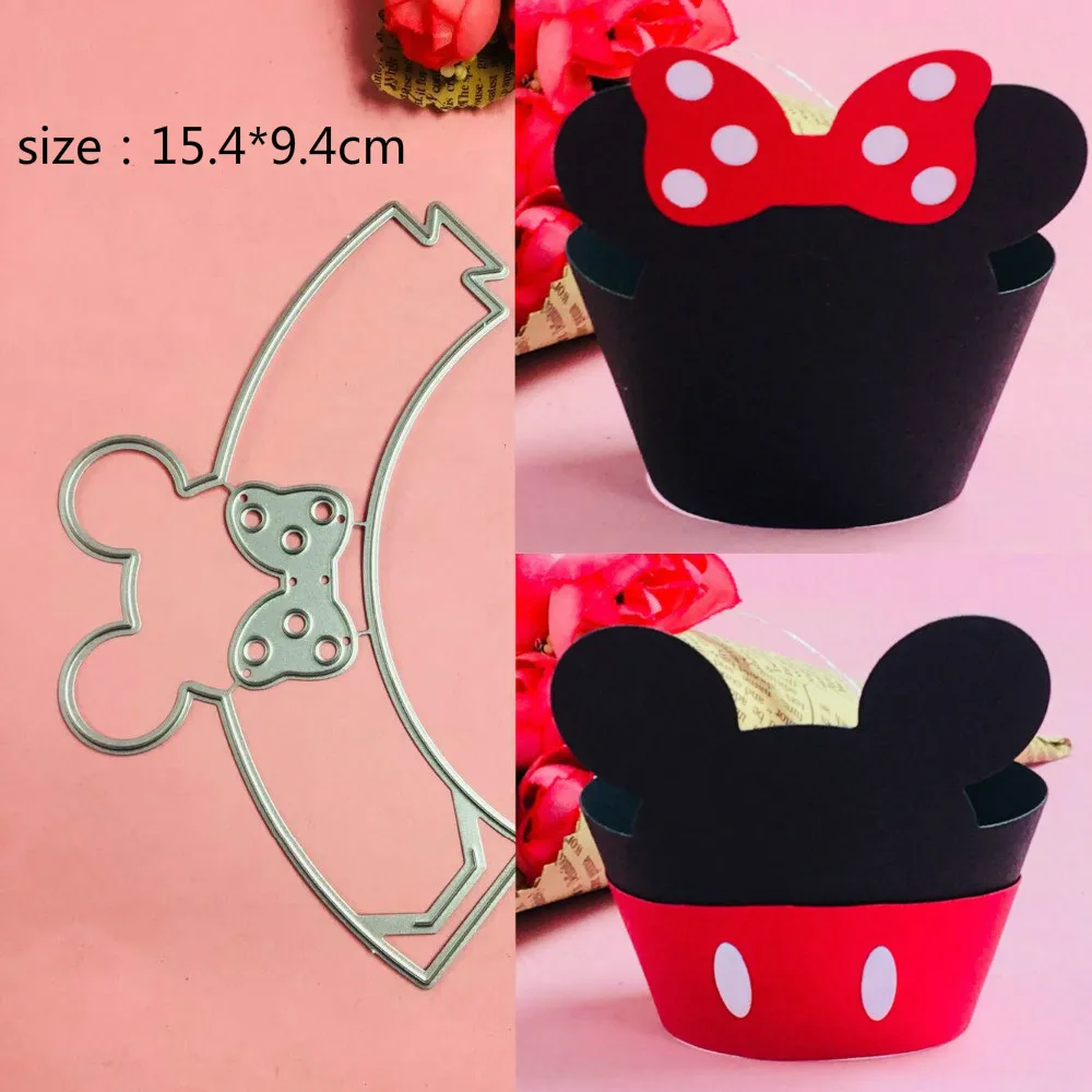 Темный хаки New Gift card box packaging bag die cutting dies scrapbooking embossing folder suit for sizzix fustella big shot cutting machine - Цвет: Темный хаки