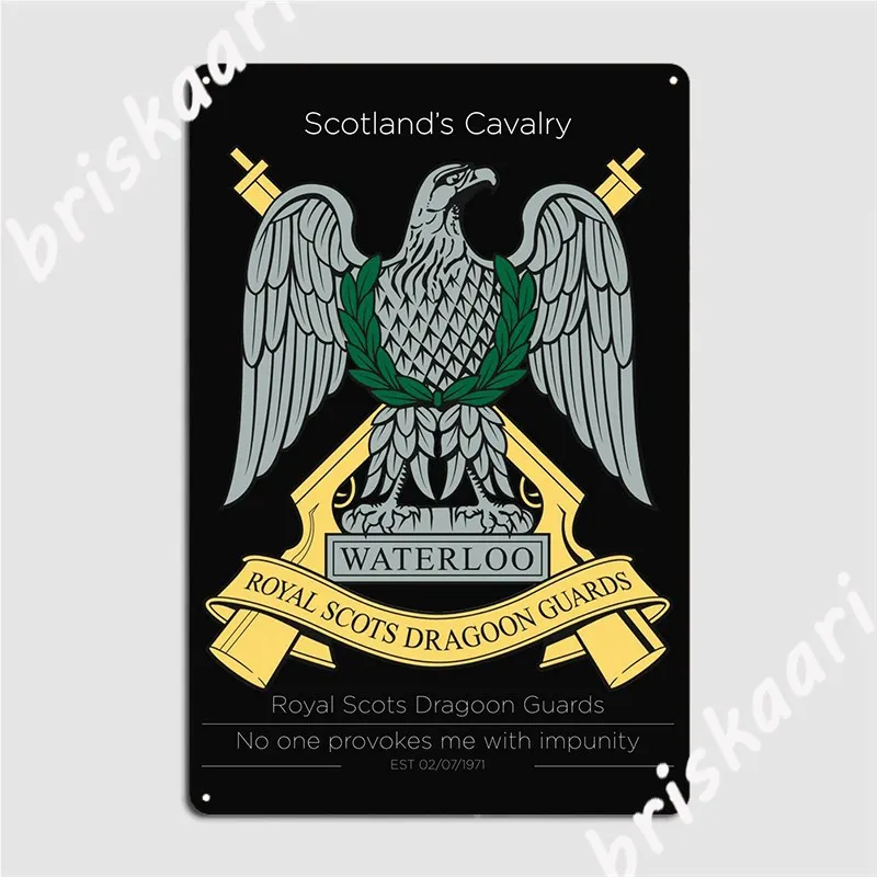 

Металлический плакат с надписью «королевские Scots Dragoon Guards», плакаты на заказ для клувечерние, кинотеатра, жестяной плакат
