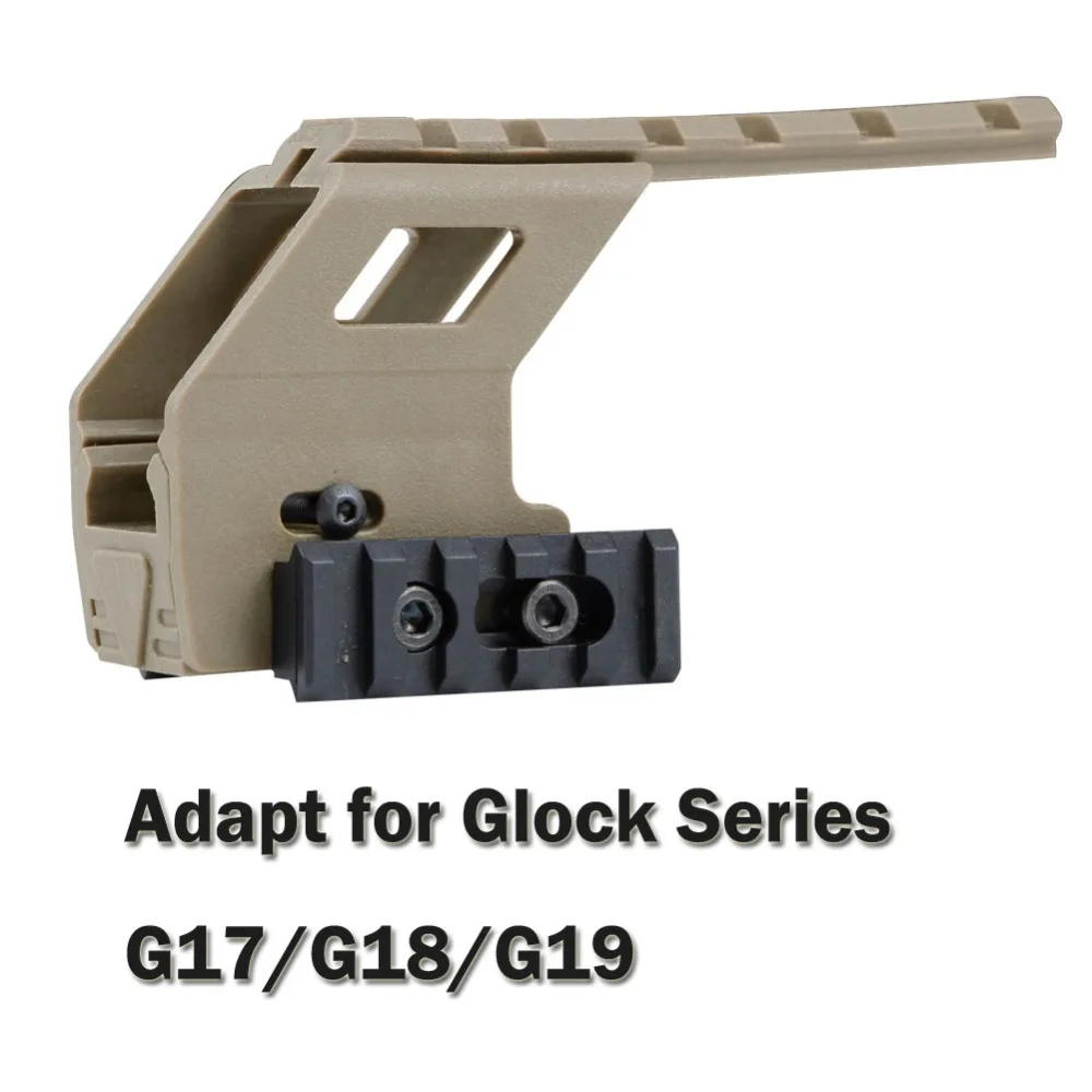 Набор тактических Пистолетов Glock Rail Basic System для Series G17 18 19 крепление на рейку 20 мм