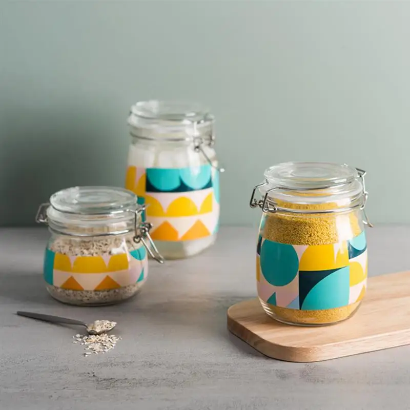 Натриево кальциевый стеклянный резервуар для хранения с печатным уплотнением