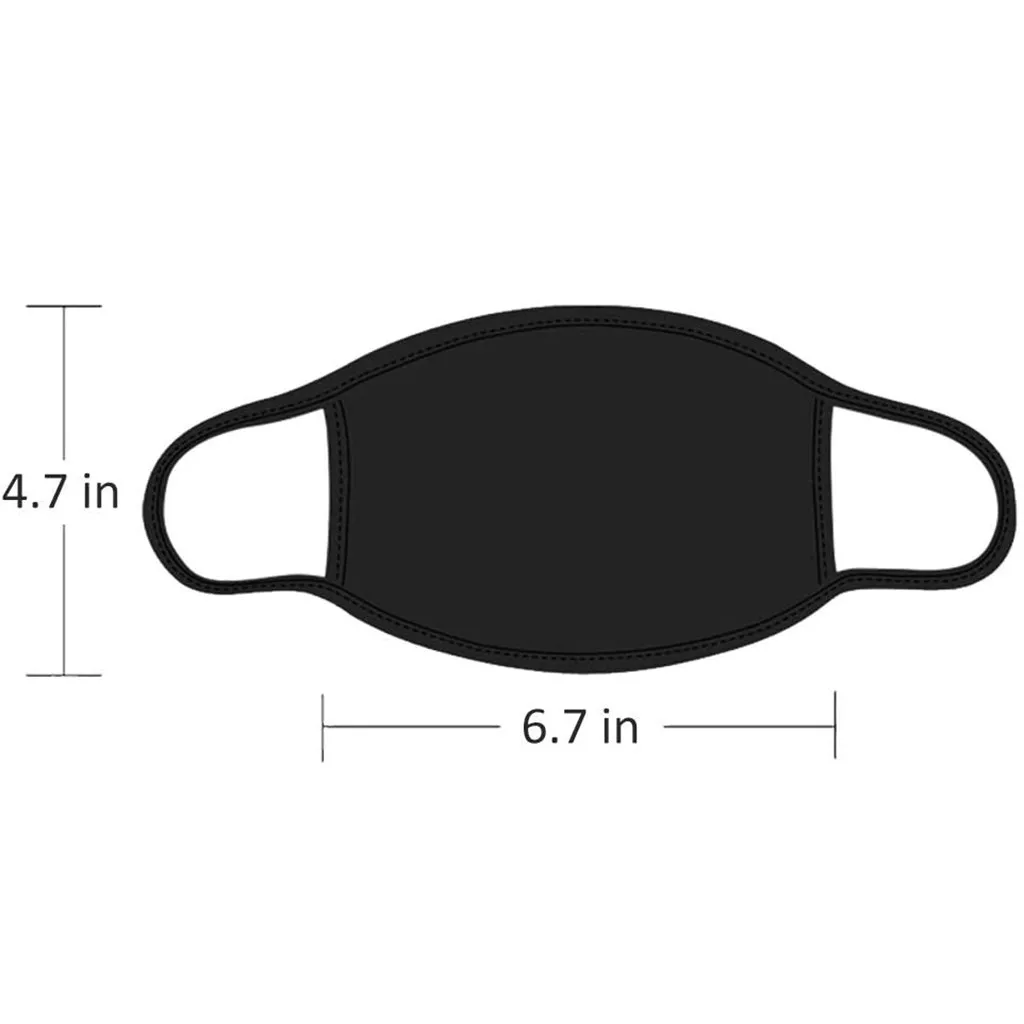 

Cotton Face Mask Adults Anime Print Mouth Mask Dustproof Windproof Foggy Haze PM2.5 Cycling Mask Mascarilla Masque De Protection