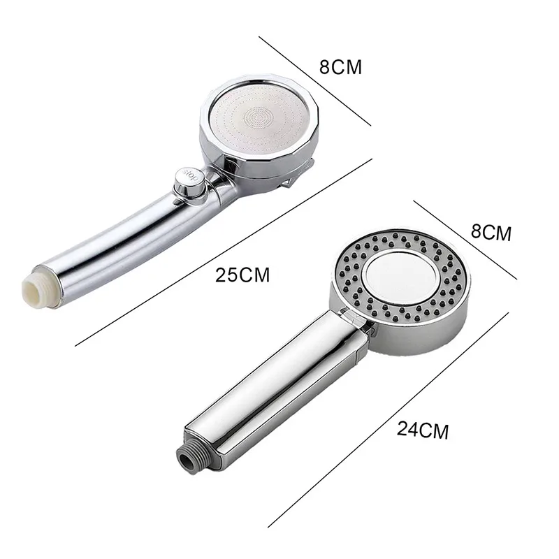 Ручной распылитель для душа 2 режима регулируемый усилитель ручная Лейка бытовая