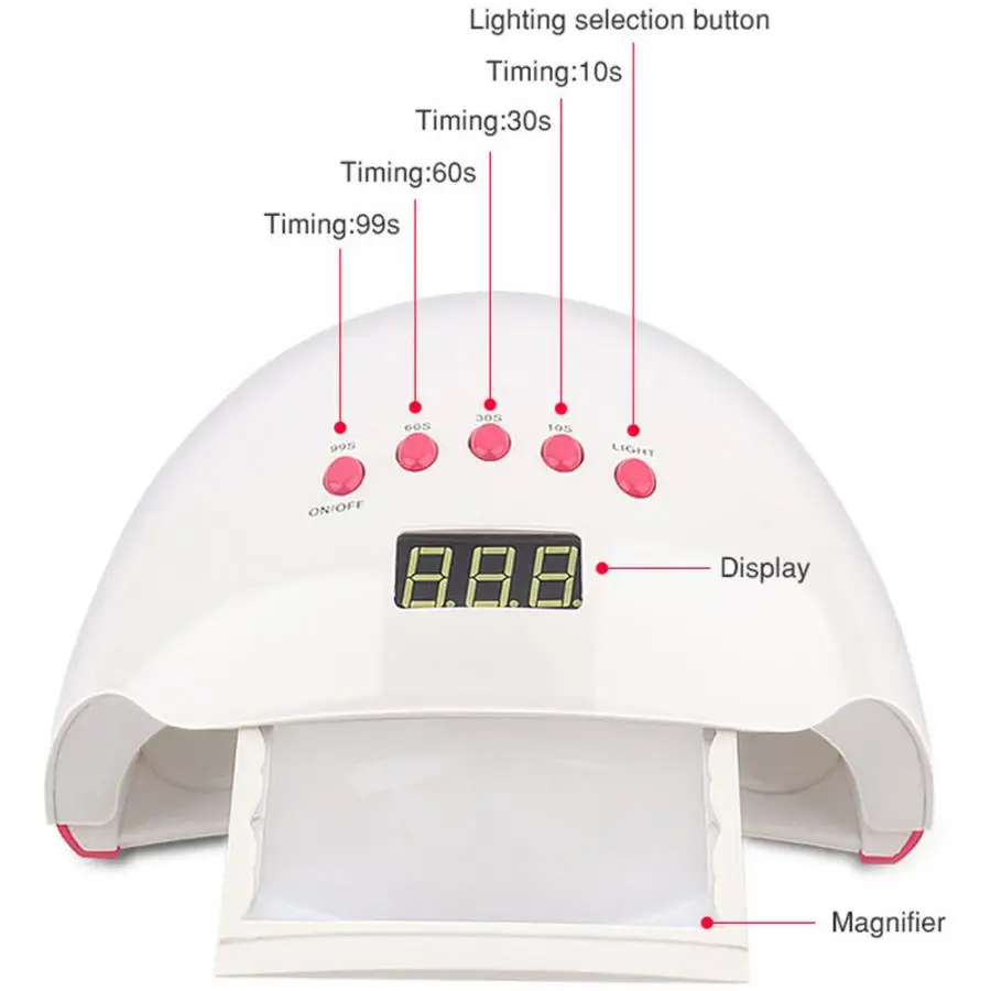 УФ лампа для сушки гель лака ногтей 48 Вт|Сушилки ногтей| |