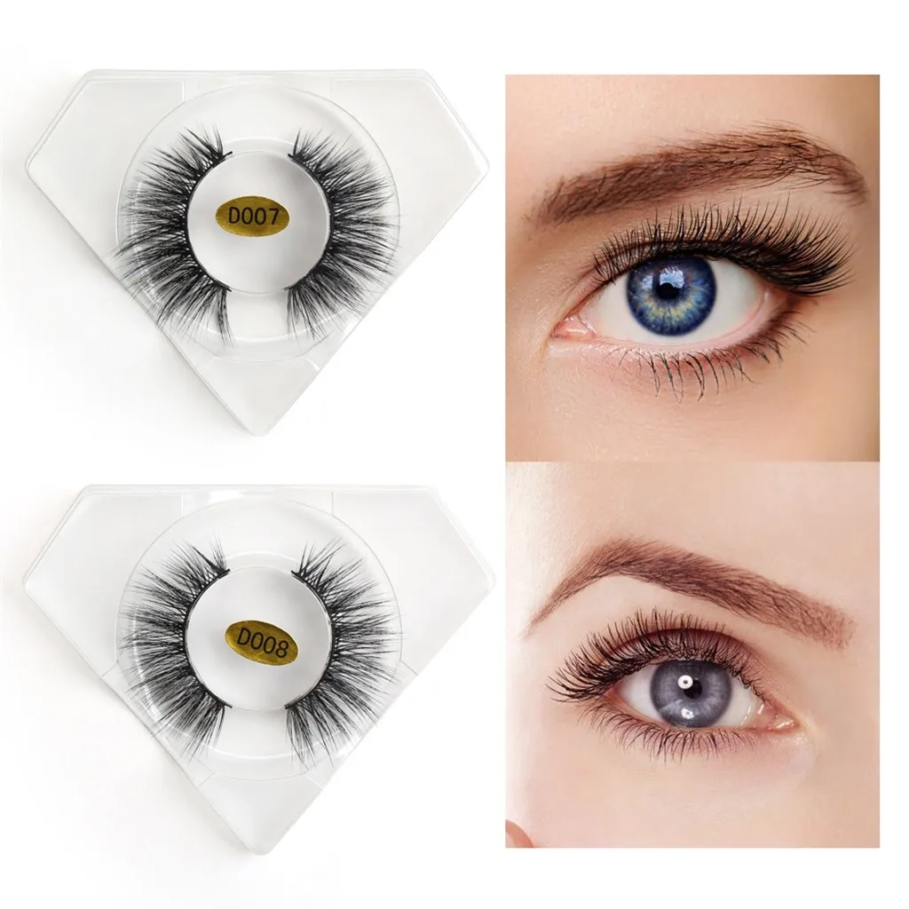 20 пар роскошных накладных ресниц пушистые ресницы натуральные 3D норковые с