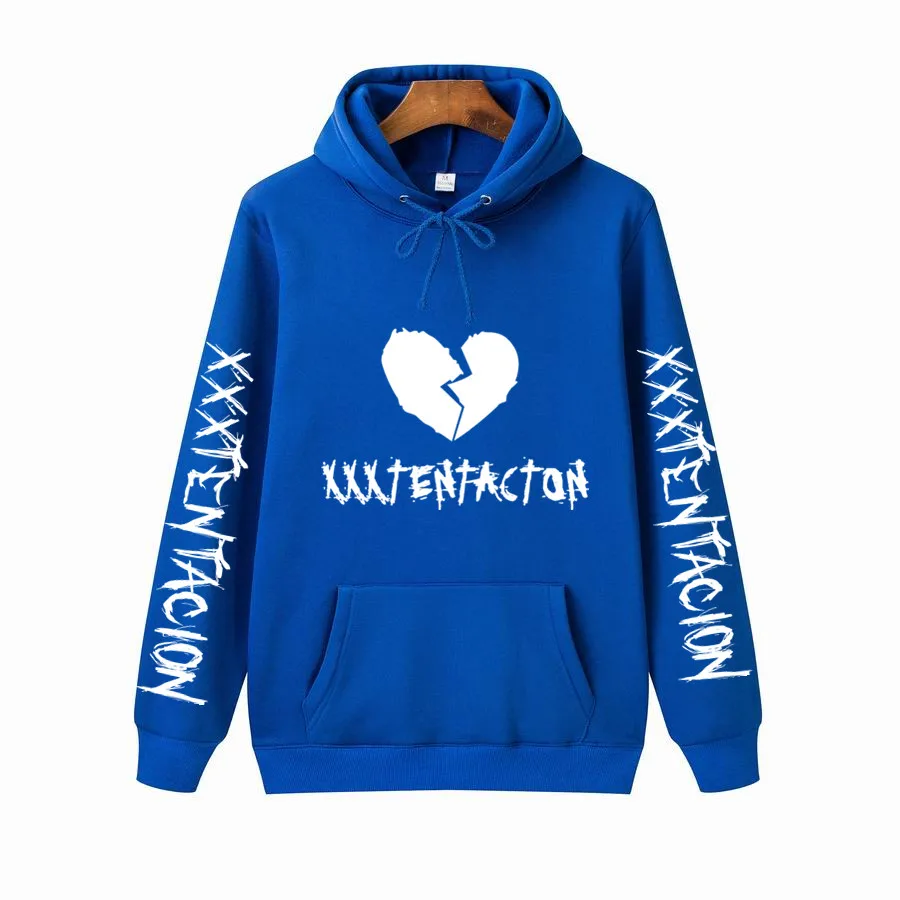 

XXXTentacion Men Hoodies Casual Pullover Streetwear Sweatshirt Sudadera Hombre Harajuku Men Women Hoodie Pullover Hoody