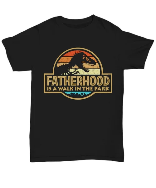 

Funny Fatherhood Dad T-Shirt For Men Father's Day Tee Gifts Dinosaur T-Rex Daddy