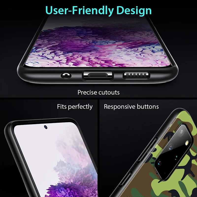 

Camouflage Pattern for Samsung Galaxy S20 FE Plus Ultra Note 10 Lite A91 A81 A71 A51 A41 A31 A21S A11 A01 5G Phone Case