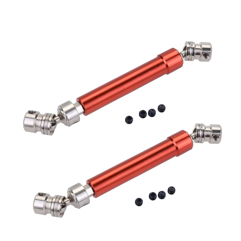 

2 шт. металлический приводной вал 100-145 мм для RC автомобиля 1/10 гусеничный приводной вал для грузовика Axial SCX10 RC4WD Tamiya HSP Traxxas