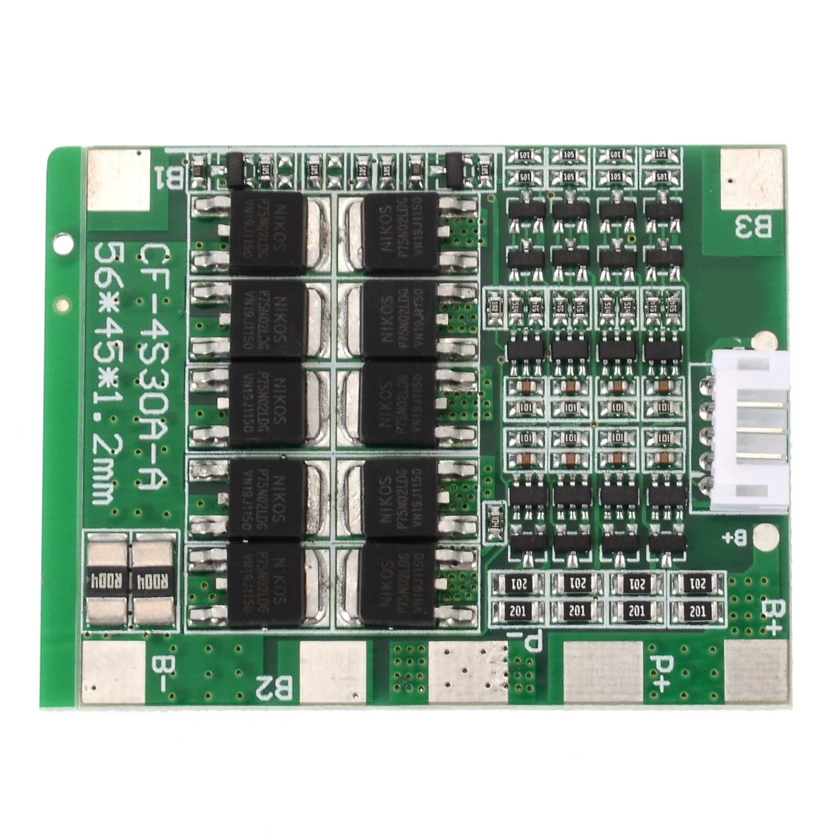 4S 30A 12V BMS PCB защитой Доски для балансирования, пригодный для LiFePo4 жизнь интегральные схемы электронный модуль