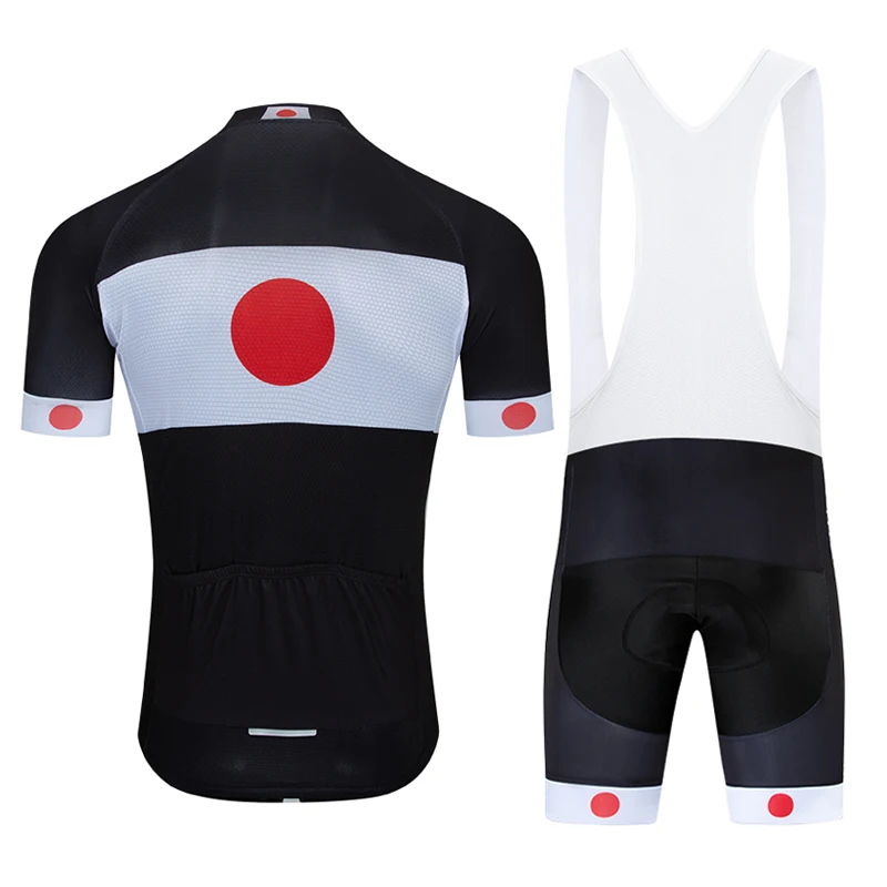 2021 Япония Черная новая команда Велоспорт Джерси по индивидуальному заказу