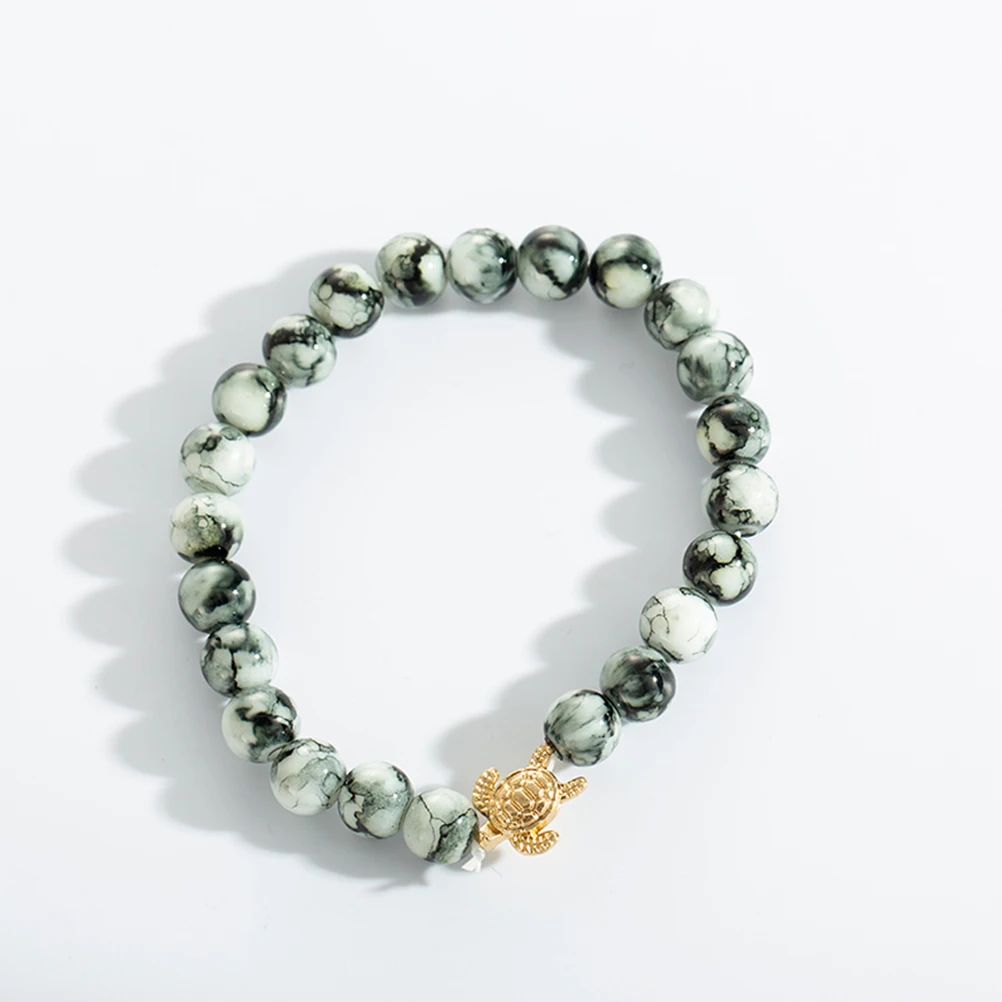 5 шт. модные бриллиантовые карта мира браслет сердце черепаха модный Амулет на