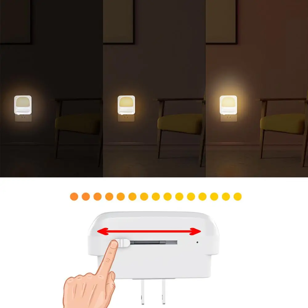 Подключаемый ночной Светильник для детей затемняемый Ночной светильник с