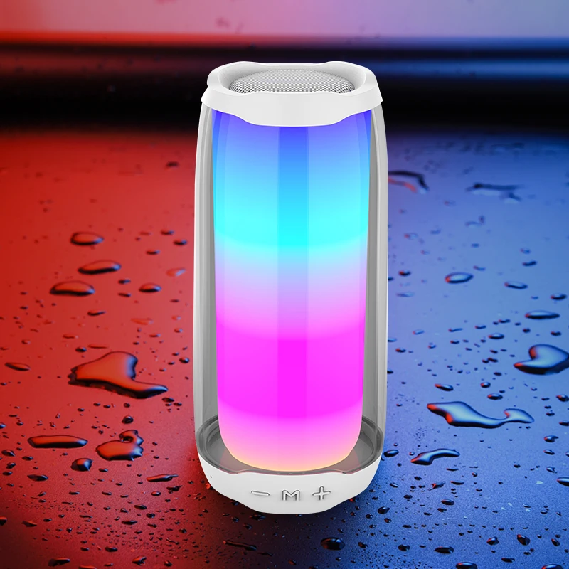 NBY 8892 Bluetooth Speaker Wireless Portable Subwoofer with LED Light IPX5 Waterproof Outdoor Deep Bass Music Surround - купить по