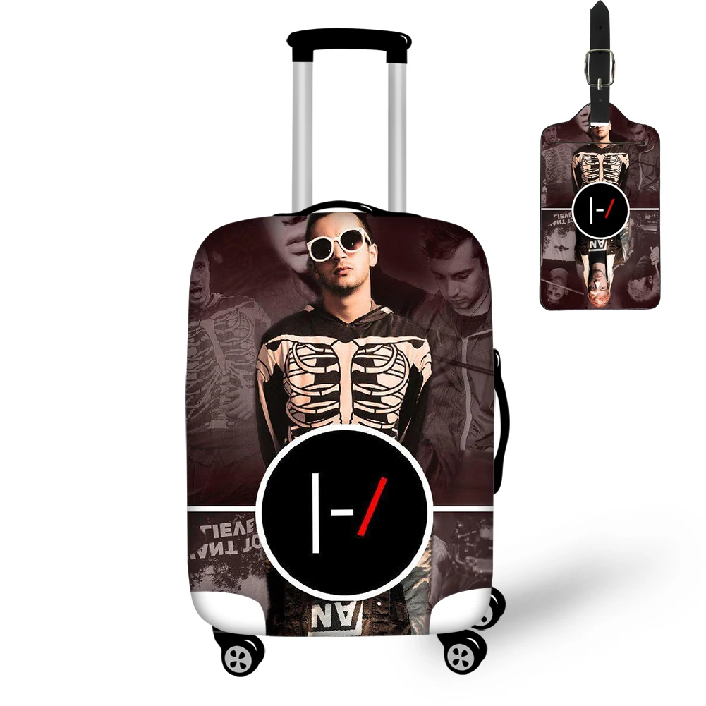 Стильный Дорожный Чехол для багажа THIKIN Twenty One Pilots 2019 с рисунком биркой удобный