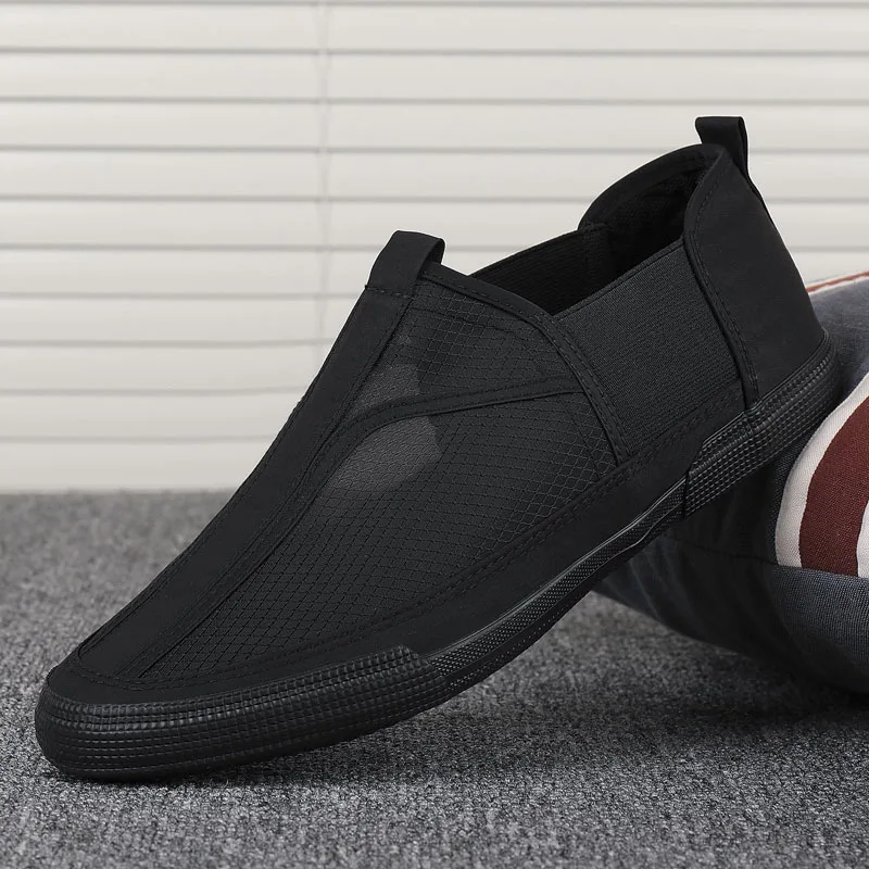 

New Spring/Autumn Men Casual Shoes Breathable Canvas Shoes Comfortable Breathable Walking Sneakers