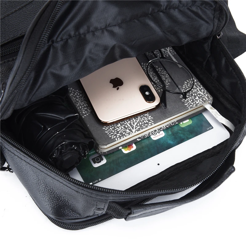 Сумка на плечо мужская из натуральной кожи роскошная модная повседневная