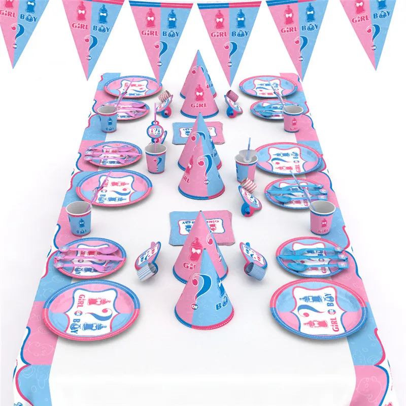 Набор одноразовой посуды для детей на 1-й день рождения | Дом и сад