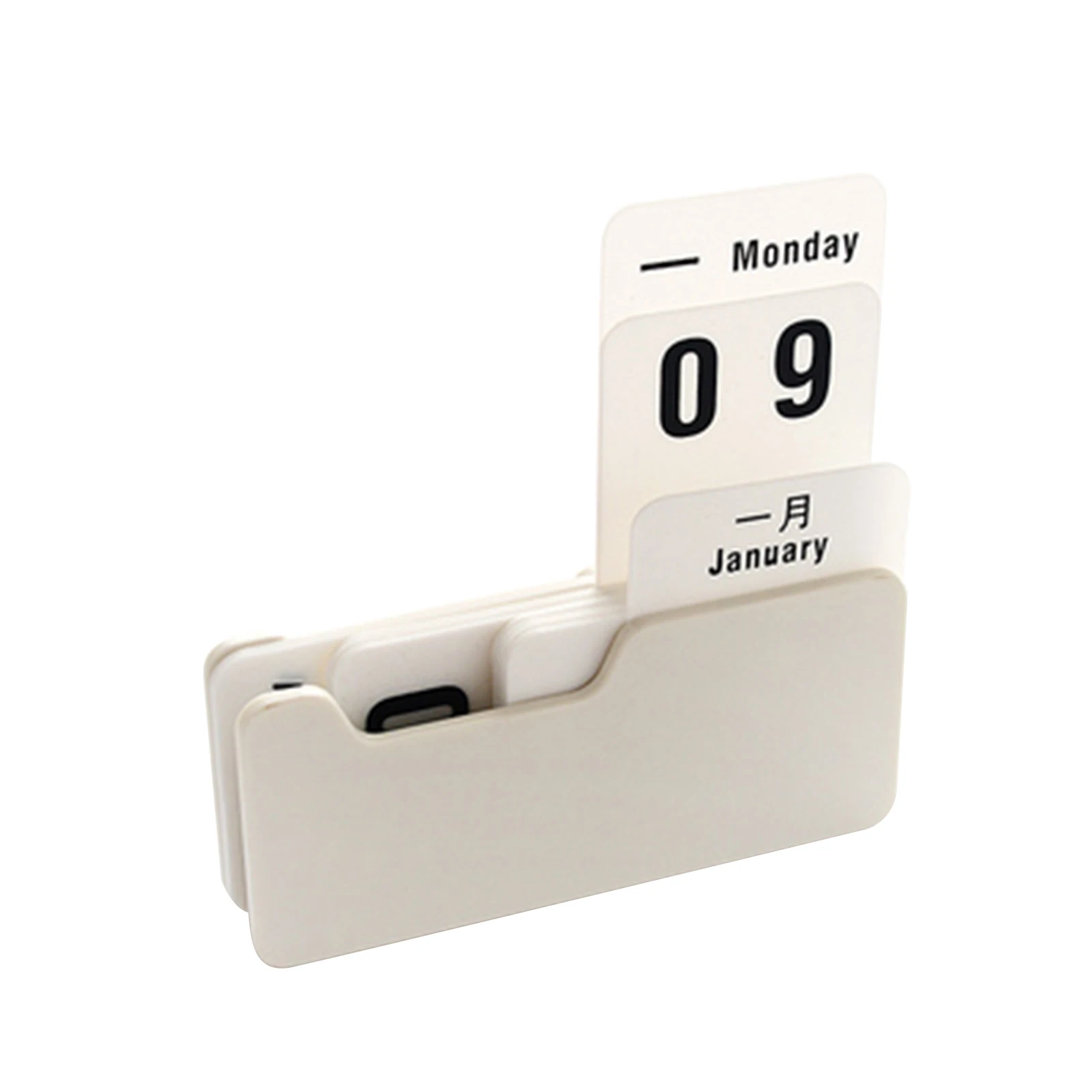

Rotatable Retro Calendar Annual Agenda Daily Memo Scheduler Planner Desk Decor