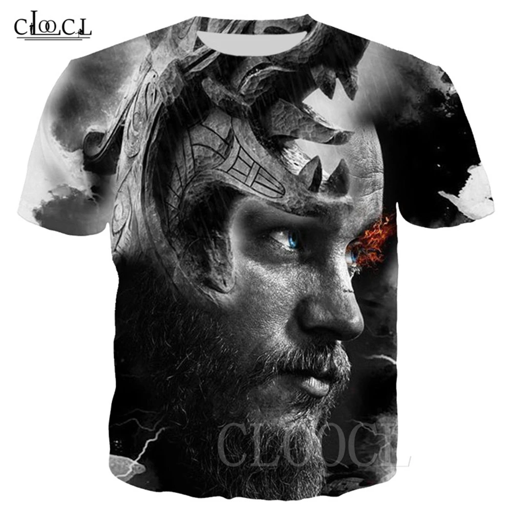 T Shirt 16 Скандинавский Викинг, тату-арт, Череп, футболка для женщин и мужчин, пираты, 3D принт, футболки, викинги, король, короткий рукав, повседневные топы, Прямая поставка - Цвет: T Shirt 16