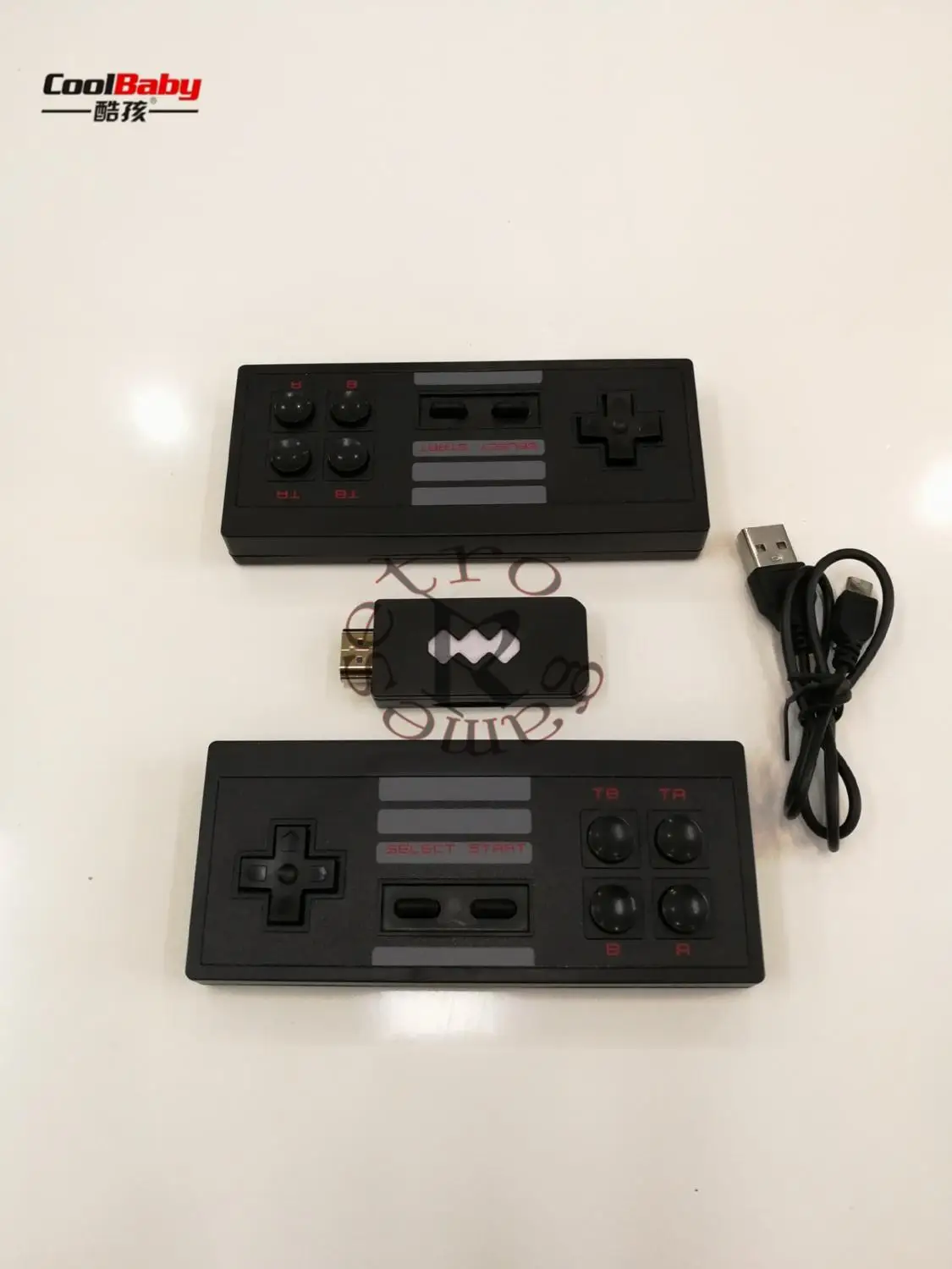 USB Беспроводная портативная ТВ Видео игровая консоль Классическая игра 8 бит мини