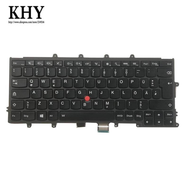 Оригинальная клавиатура с подсветкой для ноутбука Thinkpad X230S X240 X250 X260 X270 компоновка