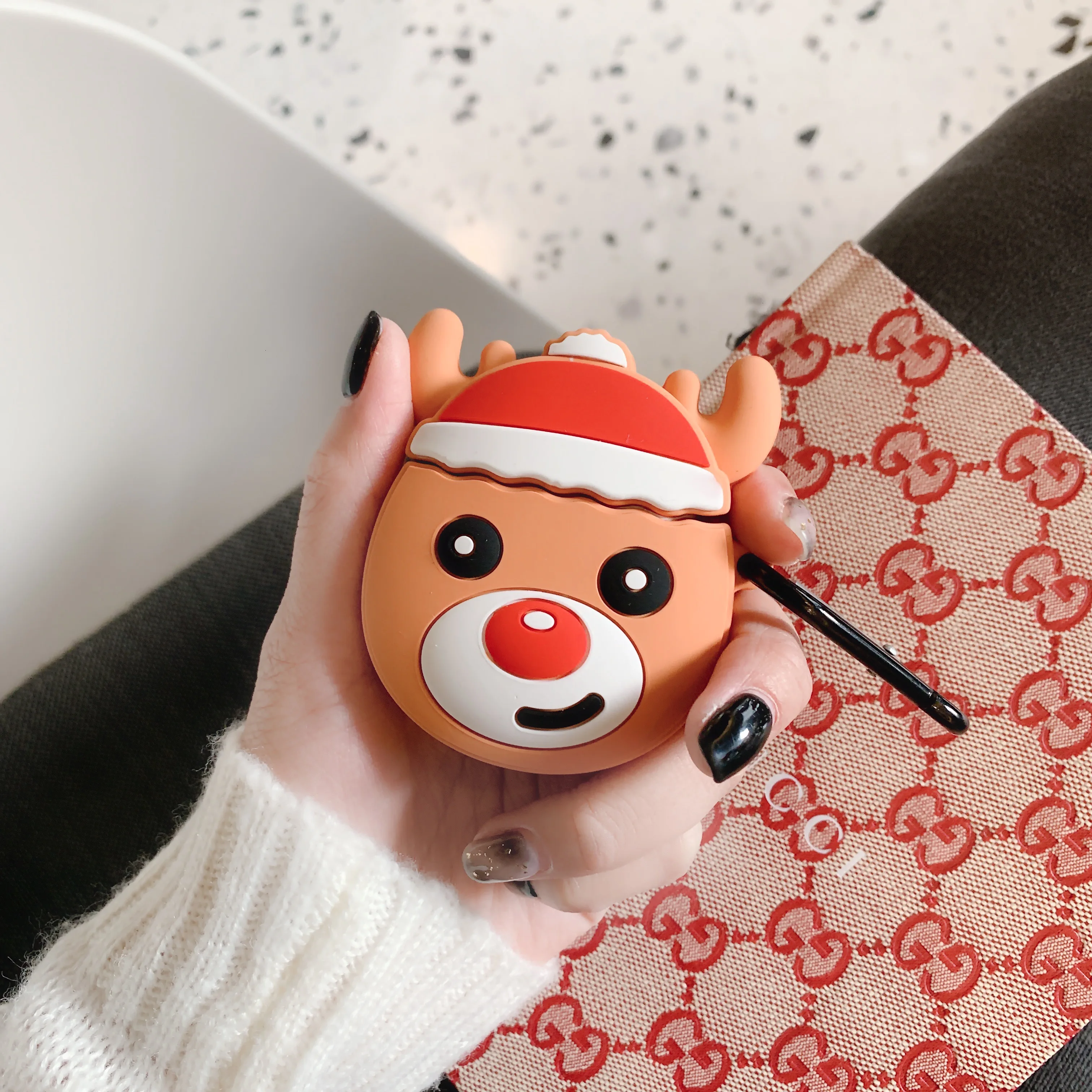 

Deer For Airpods Case Cartoon Cute Soft Silicone Earphone Cases For Apple Air Pods 1 / 2 Wireless Headphone Cover Bags
