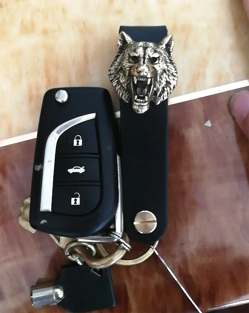 Очень красивый латунный брелок для ключей ручной работы 1 комплект|Пряжки и