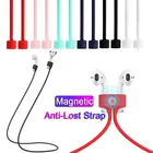 Чехол-накладка для IPhone 11 Pro Max, Airpods 2, 1, магнитный, с ремешком