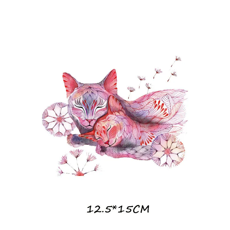 patches 06 Мультфильм джунгли животных серии патч Ke стиль теплопередачи DIY Одежда обувь и шляпы Простой модный принт Горячая карта на заказ - Цвет: patches 06