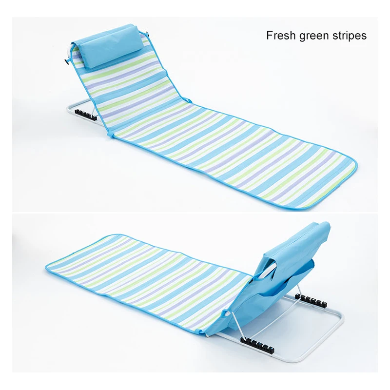 

Folding Chair With Backrest Outdoor Camping Fishing Recliner Portable Beach Garden Chair Indoor Lunch Break Chair Camping Tool