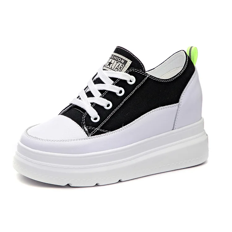 

Summer New Hidden Wedge Canvas Shoes Thick Wild Muffin Shoes Casual Shoes Women's Shoes Korean Version of