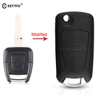 Модифицированный чехол KEYYOU с откидной крышкой для Opel Vauxhall Astra Zafira Omega Vectra разрезанное блестящее лезвие YM28