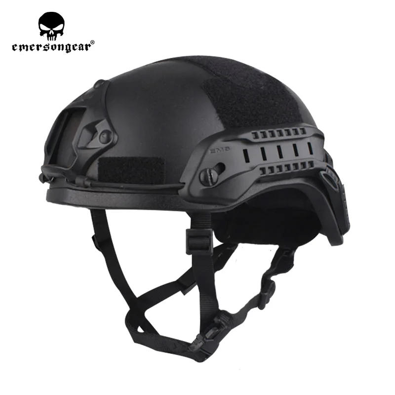 EM8979BK Emersongear Emerson Тактический ACH MICH 2001 шлем для охоты средняя защищенность ABS TC 2001 шлем Advanced w NVG Shroud& Side Rail - Цвет: EM8979BK