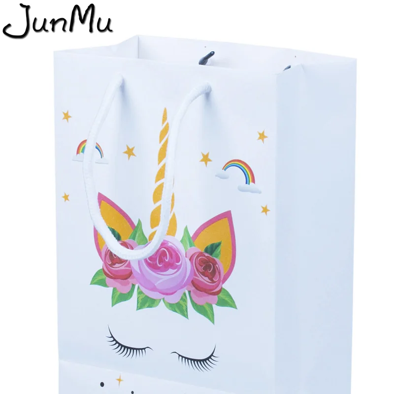 10 шт. Единорог Бумага сумки коробка конфет Дети сувениры событие вечерние Товары