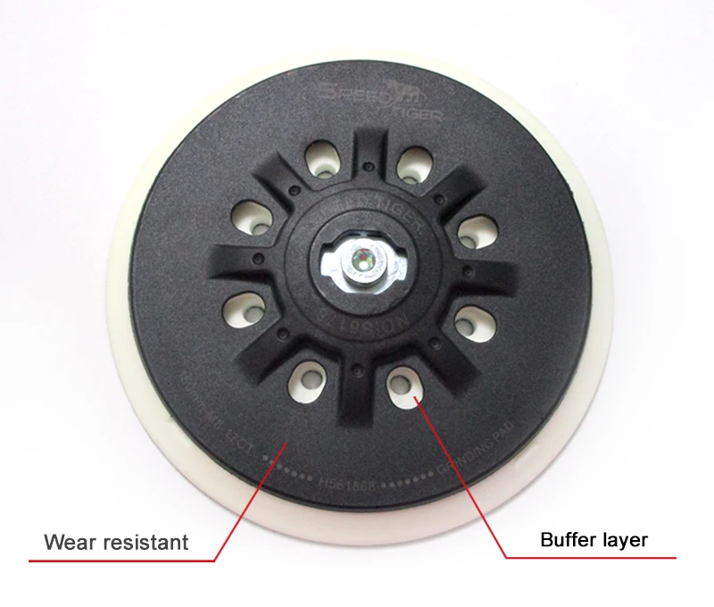 Details about   Round Touch Fasteners Eccentric Sandpaper Discs 8 Hole Ø 150mm Various Grain 