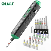 laoa 4v li ion screwdriver forward and reverse switch usb electric screwdriver cordless screwdrivers