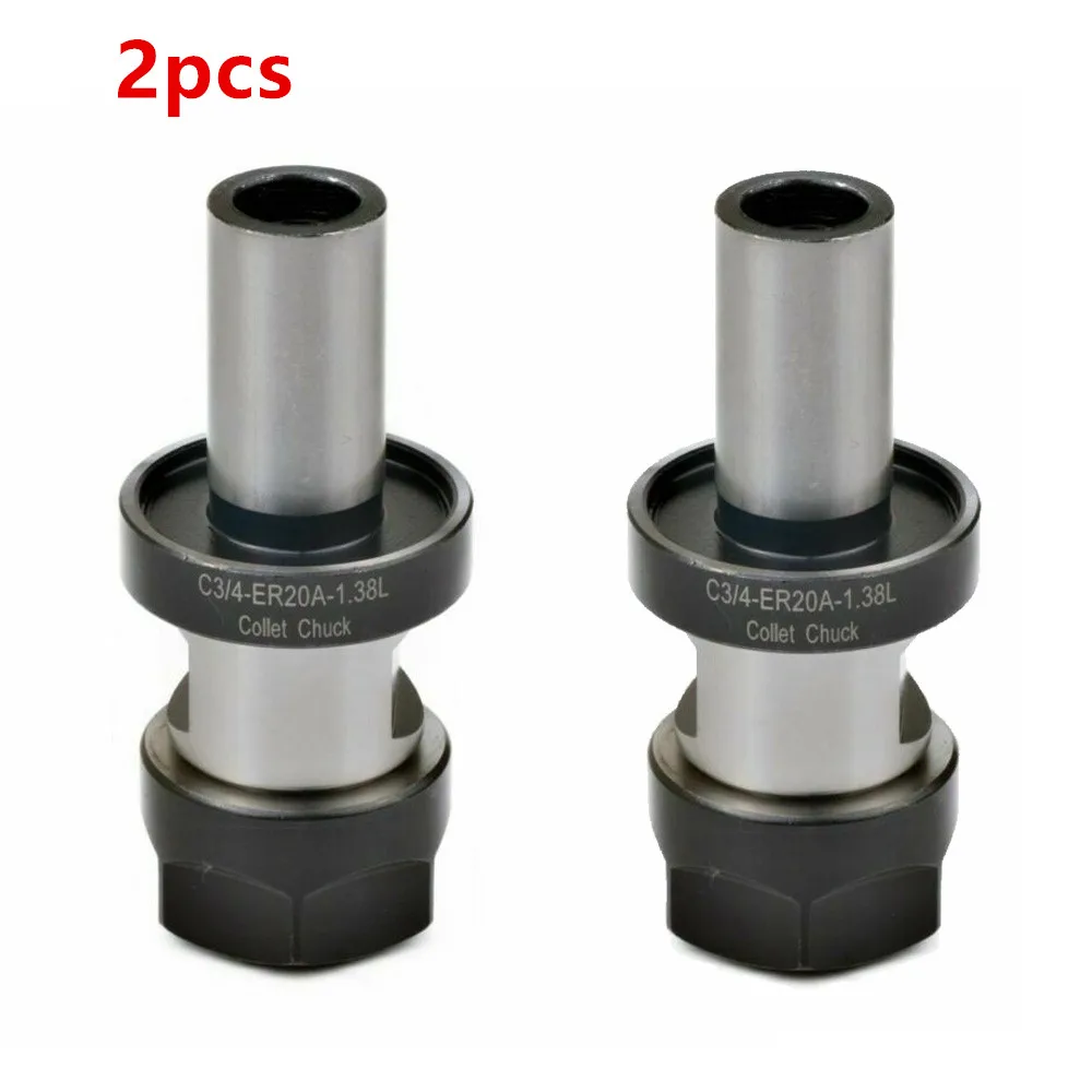 

3/4-ER20 1.38 Collet Chuck Tool Holder Metalworking 2pcs For Tomrach Supplies