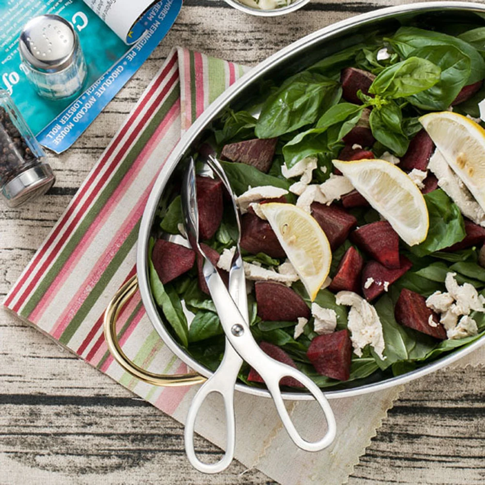 

Barbecue buffet salad pastry food tongs scissors salad tongs stainless steel multi-function bread tongs cooking kitchen tools