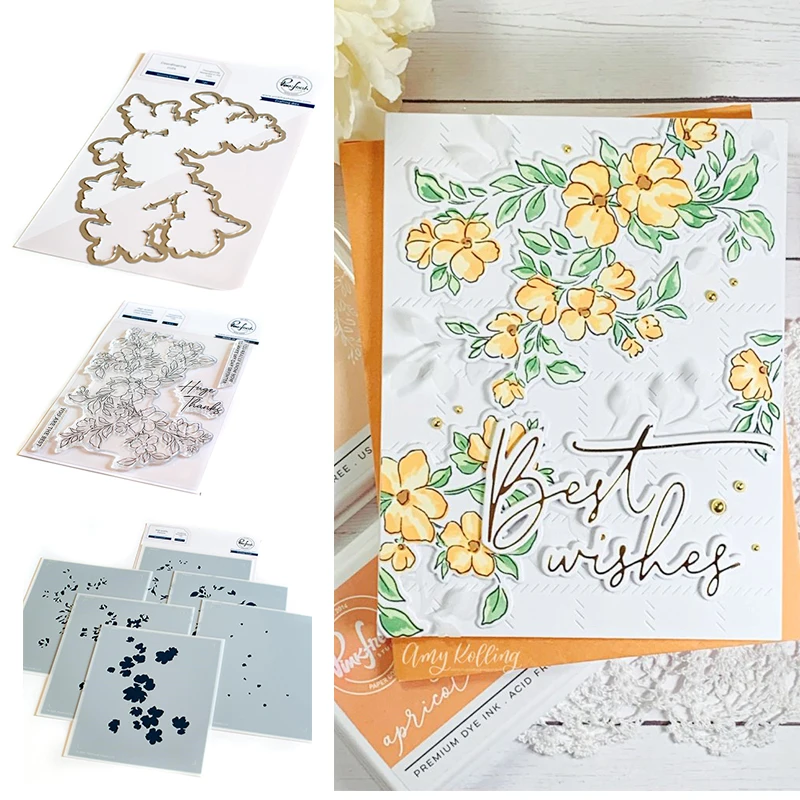 Цветущая ветка Кролик цветок вырезанные штампы и трафареты фотография трафарет