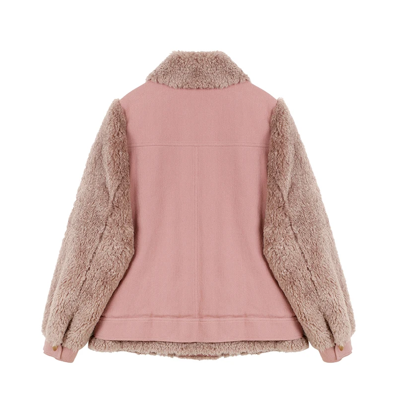 

Lamb Like Coat For Women In Autumn And Winter Chaquetas De Mujer 2020 Cotton Grain Fleece Oversize Overcoat