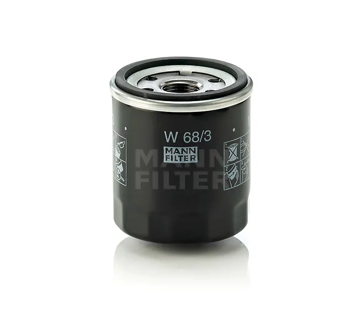 Фильтр масляный Mann-Filter W 68/3 TOYOTA Auris Corolla GEELY Lifan X60 Solano Tigo OP 572 GB-1064 | Автомобили и